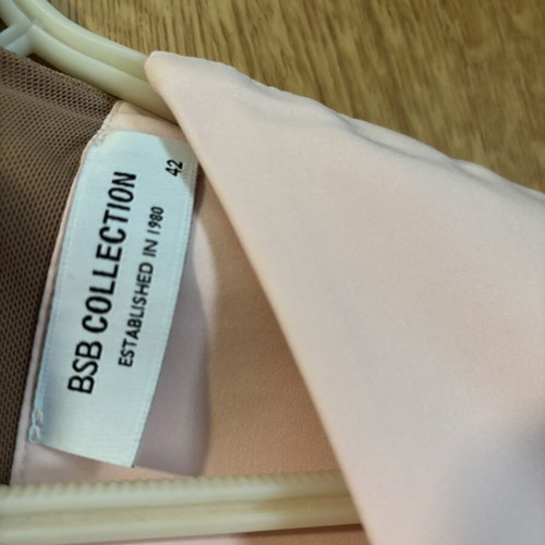 Bsb pink midi dress size 42 like new with chest and back detail