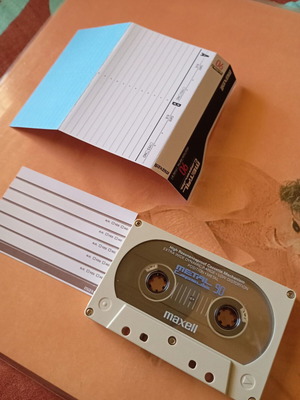 Maxell Metal Capsule 90 Cassette Tape used, Type IV metal position