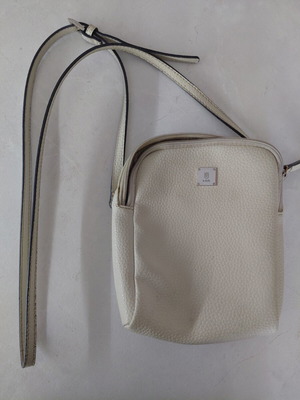KEM crossbody bag, beige, rectangular shape