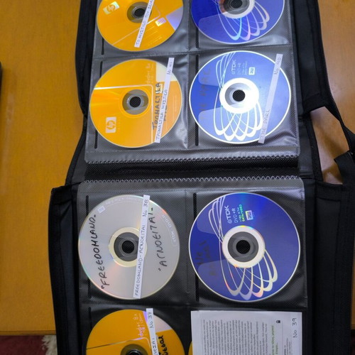 CD - DVD Carrying Case 240 Slots Used