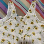 Zara one-piece shorts 8 years 128cm like new, beige yellow