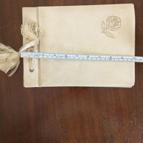 Wedding photo album used, 1960s