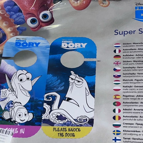 Finding Dory Colorbook stickers and coloring book new