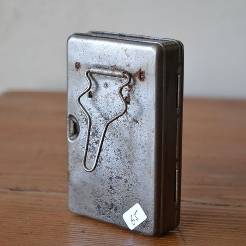 MY DAY vintage flashlight used 1950s–60s metal collectible