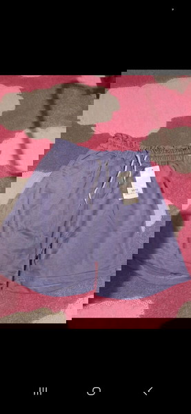 Βαμβακερό σορτς λιλά έως L άνετα