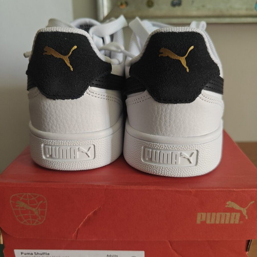 Puma Shuffle sneakers new, black and white, size 38