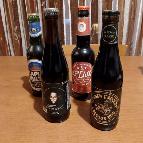 Beer bottles for collection