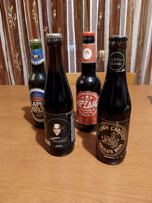 Beer bottles for collection