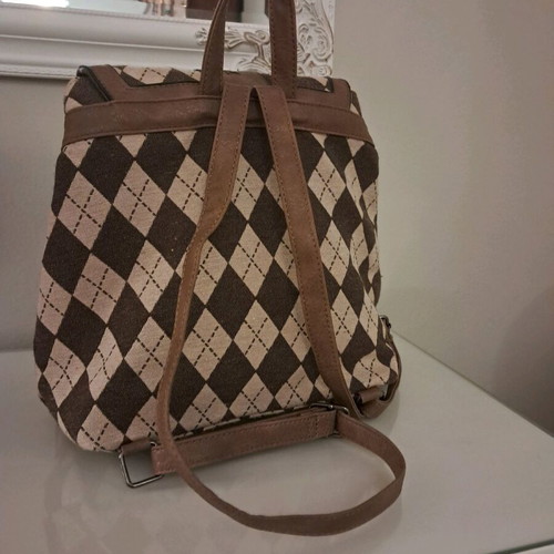 Backpack bag new in brown color unused