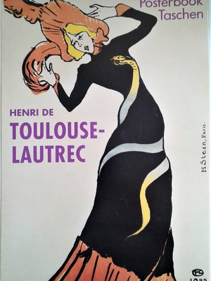 Αφίσα μεταχειρισμένη, 6 posters Henri de Toulouse-Lautrec 31/44 cm