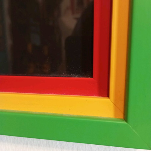 Bob Marley poster with triple frame like new