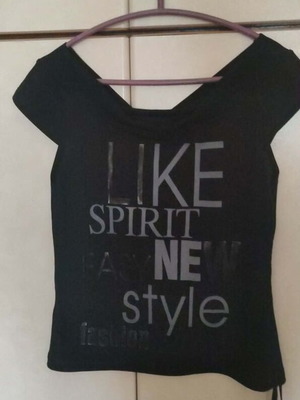 Women's T-shirt size M black like new