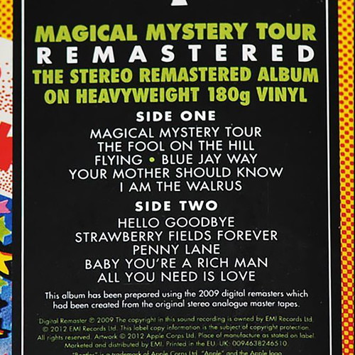 The Beatles Magical Mystery Tour vinyl LP new, 2017 remastered rock album