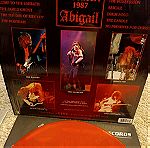  Δίσκος βινυλίου King Diamond concert 1987 abigail red white marbled vinyl mint condition