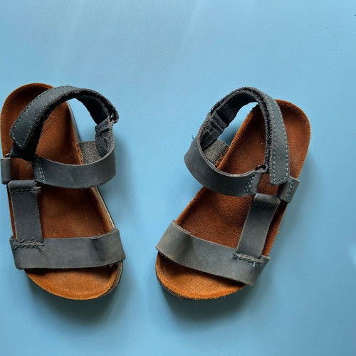Zara βρεφικά παπούτσια δερμάτινα καλοκαιρινά μεταχειρισμένα, νούμερο 22