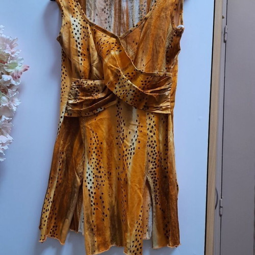 Uha women's blouse like new, cotton, orange, sizes L and XL