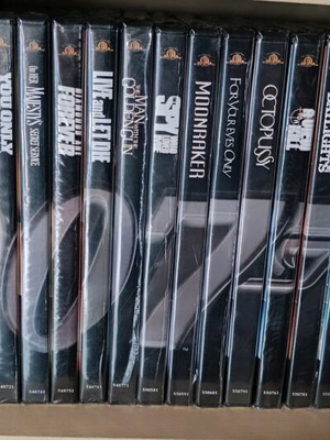 James Bond 007 DVD collection of 20 new, sealed discs