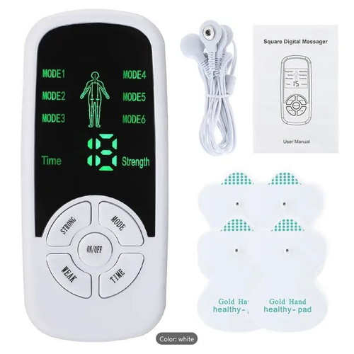 Digital Massage Machine EMS with 6 Functions and 8 Pads new