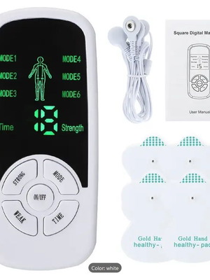 Digital Massage Machine EMS with 6 Functions and 8 Pads new