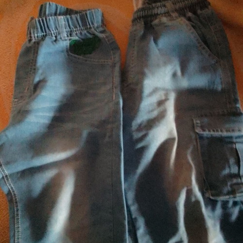 Jean bermuda shorts for boy 10 years like new, pack of 2 blue