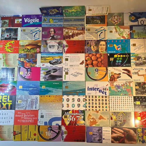 Used phone cards 64 French and German
