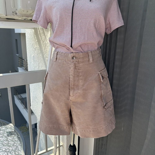 Nike cotton shorts, beige and pink, size M
