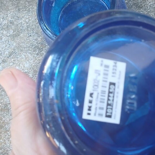 Glass tealight holders IKEA, new, set of 2
