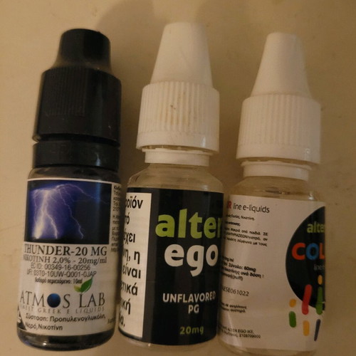 Electronic cigarette set used with mod, Aspire Alter Ego, atomizers, liquids