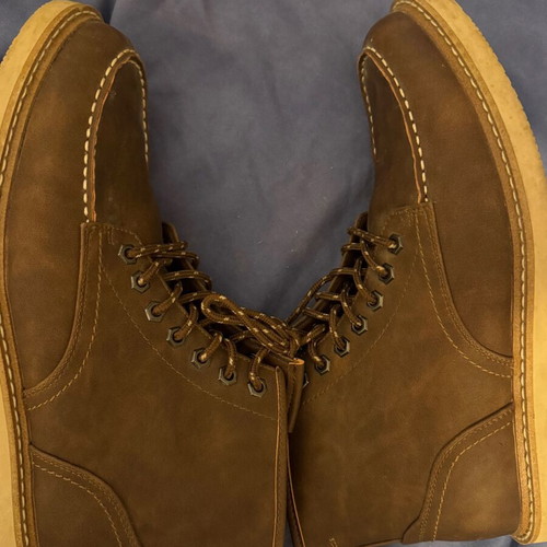 Men's leather boots Marks & Spencer used, brown, size 43