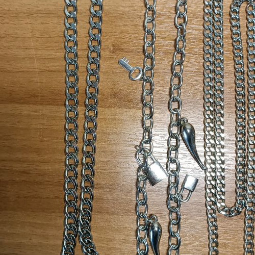 Neck chains used, pack of 5 pieces