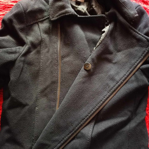 H&M Regular Fit Jacket mixed wool like new black