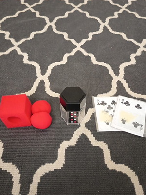 Magic tricks set like new, 3 impressive illusions