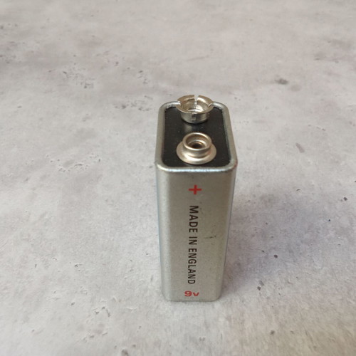 Berec 9 Volt PP3 battery vintage used from 1970s