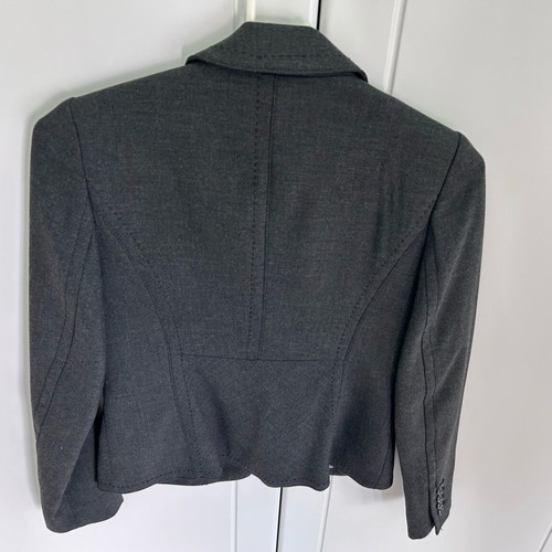 Ann Taylor women's jacket gray like new, slim fit
