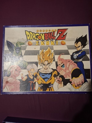 Dragon Ball chess set like new with box and pieces
