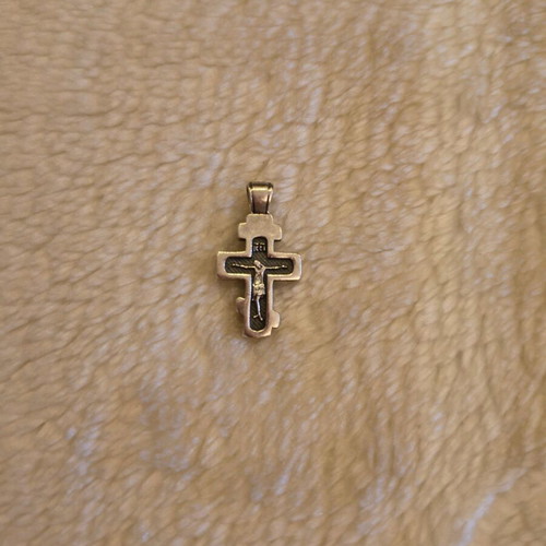 Silver 925 Handmade Children's Cross new