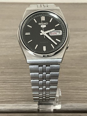 Seiko 5 Automatic 6309-8830 vintage ρολόι μεταχειρισμένο, ασημί μπρασελέ
