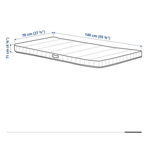 IKEA DRÖMMANDE baby cot mattress 70 x 140 new