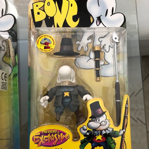 Bone Set of 9 Used Jeff Smith Figures, Rare