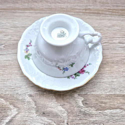 Porcelain double tea set new, marked Poland