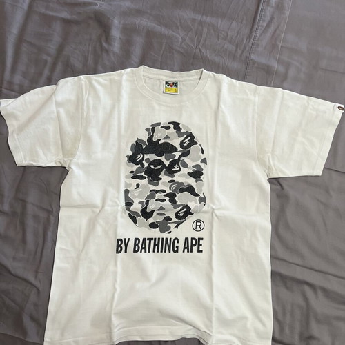 White Bape tee Aape By A Bathing Ape® like new, size L