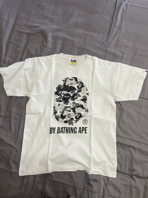 White Bape tee Aape By A Bathing Ape® like new, size L