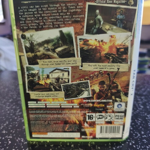Far Cry 2 Xbox 360 game like new with map