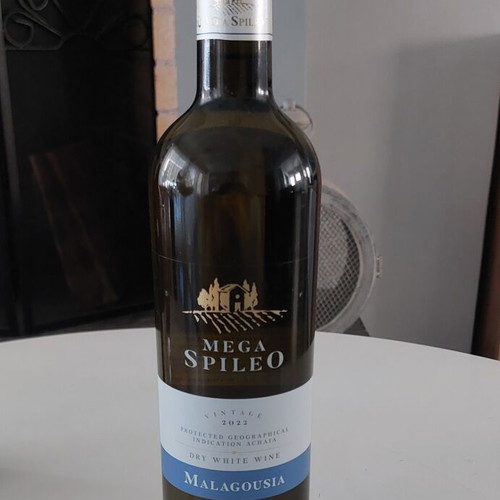 Mega Spileo Malagousia White Dry Wine Vintage 2022 750ml new