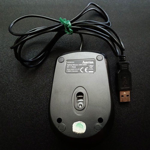Hama AM-5400 Wired Optical Mouse like new, USB, 800 DPI
