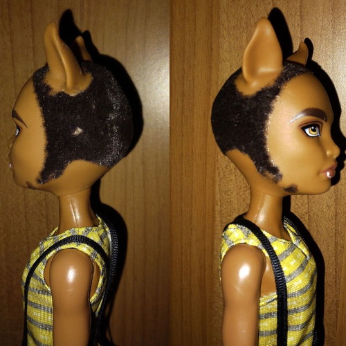 Monster High Scarnival Clawd Wolf doll like new, complete