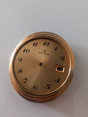 Edox ρολόι μεταχειρισμένο για ανταλλακτικά ή επισκευή, σπάνιο οβάλ