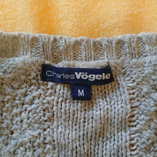 Μάλλινο πουλόβερ Unisex Charles Vogele XL μεταχειρισμένο, γκρι