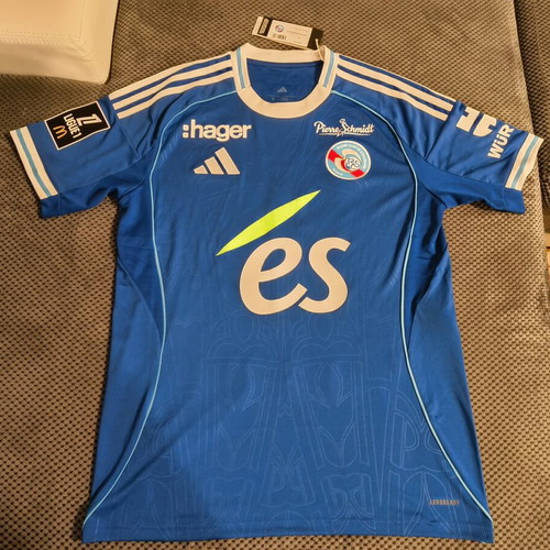 Emanuel Emegha Jersey with Autograph Strasbourg Size M New Authentic