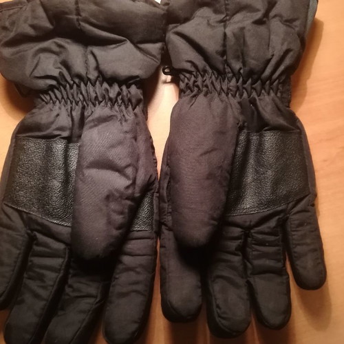 Thinsulate motorcycle gloves with zipper like new, size large